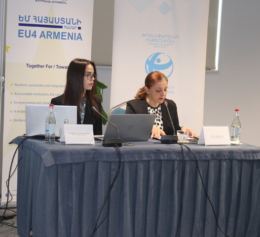 Presentation of the Draft Report on Assessment of the Oversight Function of the National Assembly of RA